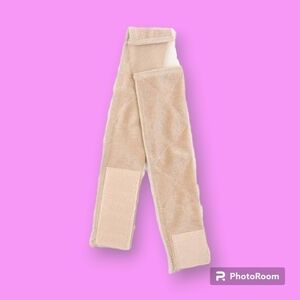 Tan Velvet & Lace Non Slip Velcro Wig Band